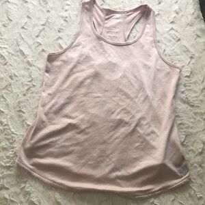 New Balance Pink Sleeveless Relaxed Tank Athletic Top